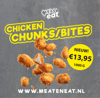 NIEUW Chicken Chunks/Bites 1 kilo zak